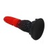 POWER MONSTERS FIRE DRAGON FANTASY DILDO WITH SUCTION CUP 245 CM O 58 CM RED BLACK