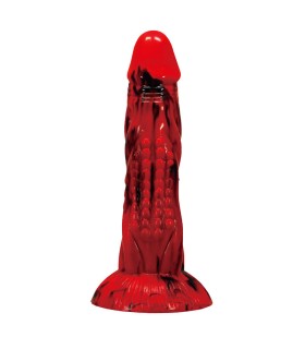 POWER MONSTERS MINOTAUR FANTASY DILDO WITH SUCTION CUP 21 CM O 5 CM RED BLACK