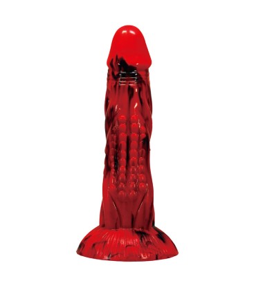 POWER MONSTERS MINOTAUR FANTASY DILDO WITH SUCTION CUP 21 CM O 5 CM RED BLACK