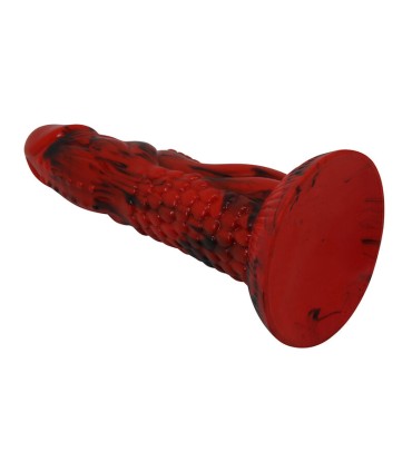 POWER MONSTERS MINOTAUR FANTASY DILDO WITH SUCTION CUP 21 CM O 5 CM RED BLACK