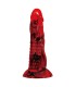 POWER MONSTERS MINOTAUR FANTASY DILDO WITH SUCTION CUP 21 CM O 5 CM RED BLACK