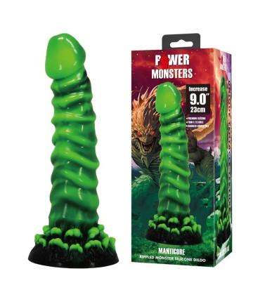 POWER MONSTERS MANTICORE FANTASY SILICONE DILDO 23 CM O 5 CM