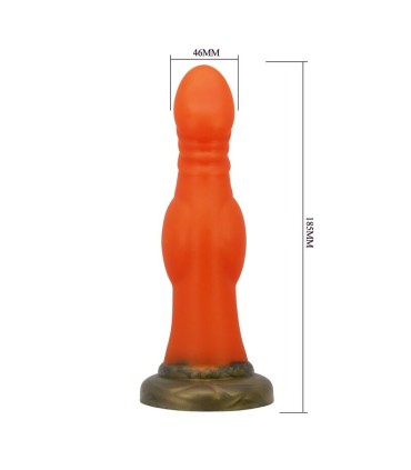 POWER MONSTERS BLAZEHEART CHARGER FANTASY SILICONE DILDO 185 CM O 45 CM