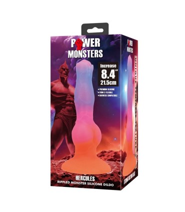 POWER MONSTERS HERCULES FANTASY SILICONE DILDO 215 CM O 5 CM