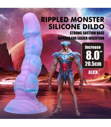 POWER MONSTERS ALIEN FANTASY SILICONE DILDO 205 CM O 48 CM