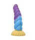 POWER MONSTERS UNICORN TRICOLOR FANTASY SILICONE DILDO 22 CM O 5 CM