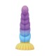 POWER MONSTERS UNICORN TRICOLOR FANTASY SILICONE DILDO 22 CM O 5 CM