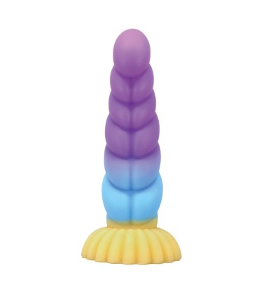 POWER MONSTERS UNICORN TRICOLOR FANTASY SILICONE DILDO 22 CM O 5 CM