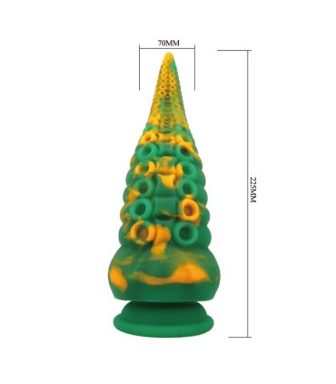 POWER MONSTERS ABYSSAL COLOSSUS BICOLOR FANTASY SILICONE DILDO 225 CM O 6 CM