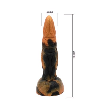 POWER MONSTERS TYRANNOSAURUS BICOLOR FANTASY SILICONE DILDO 205 CM O 5 CM
