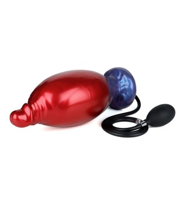 POWER MONSTERS SHADOW BEHEMOTH BICOLOR INFLATABLE FANTASY SILICONE DILDO 22 CM O 5 CM