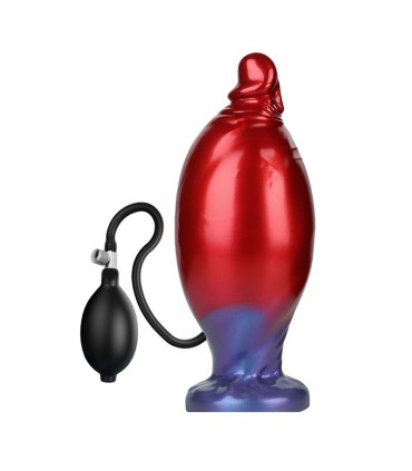 POWER MONSTERS SHADOW BEHEMOTH BICOLOR INFLATABLE FANTASY SILICONE DILDO 22 CM O 5 CM