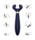 SATISFYER ENDLESS FUN MULTI VIBRADOR 3 AZUL