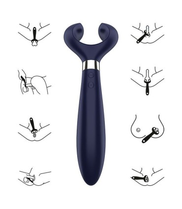 SATISFYER ENDLESS FUN MULTI VIBRADOR 3 AZUL