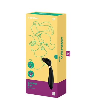 SATISFYER ENDLESS FUN MULTI VIBRADOR 3 NEGRO