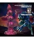 POWER MONSTERS PRIMAL BEASTLORD PINK TRANSLUCENT FANTASY SILICONE DILDO 26 CM O 5 CM