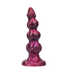 POWER MONSTERS PRIMAL BEASTLORD PINK TRANSLUCENT FANTASY SILICONE DILDO 26 CM O 5 CM