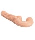 BAILE EMMA TEXTURED DOUBLE PENETRATION STRAP ON FLESH