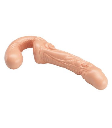 BAILE EMMA TEXTURED DOUBLE PENETRATION STRAP ON FLESH