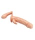 BAILE CHARLOTTE HOLLOW DOUBLE PENETRATION STRAP ON FLESH
