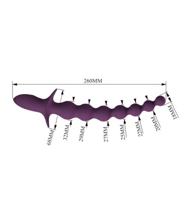 PRETTY LOVE MADISON RECHARGEABLE ANAL VIBRATOR 10 FUNCTIONS