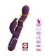 PRETTY LOVE LOURSEN RABBIT VIBRATOR WITH THRUSTING MOTION AND 7 VIBRATIONS USB RECHARGEABLE PURPLE