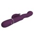 PRETTY LOVE LOURSEN RABBIT VIBRATOR WITH THRUSTING MOTION AND 7 VIBRATIONS USB RECHARGEABLE PURPLE
