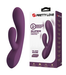 PRETTY LOVE ROSOLYN RECHARGEABLE RABBIT VIBRATOR 10 FUNCTIONS