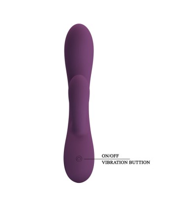 PRETTY LOVE ROSOLYN RECHARGEABLE RABBIT VIBRATOR 10 FUNCTIONS