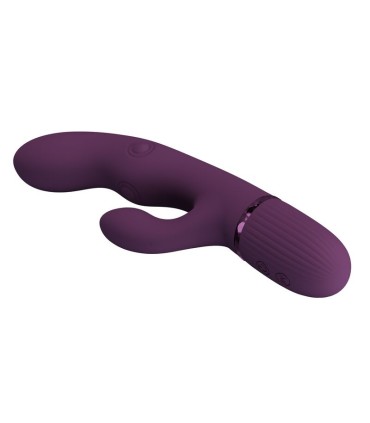 PRETTY LOVE ZACH RECHARGEABLE THRUSTING RABBIT VIBRATOR 55 FUNCTIONS