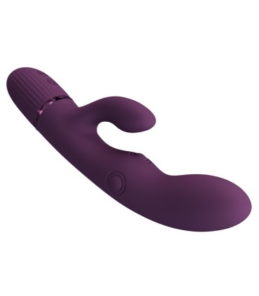 PRETTY LOVE ZACH RECHARGEABLE THRUSTING RABBIT VIBRATOR 55 FUNCTIONS