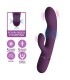 PRETTY LOVE ZACH RECHARGEABLE THRUSTING RABBIT VIBRATOR 55 FUNCTIONS