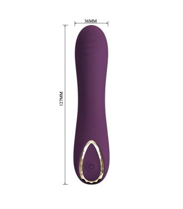 PRETTY LOVE LLOYDE RECHARGEABLE VIBRATOR 10 FUNCTIONS PURPLE
