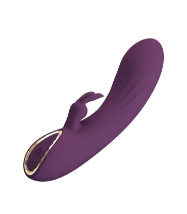 PRETTY LOVE LANDYN RECHARGEABLE RABBIT VIBRATOR 10 FUNCTIONS PURPLE