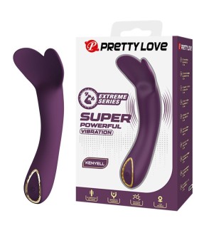 PRETTY LOVE KENYELL RECHARGEABLE VIBRATOR 10 FUNCTIONS PURPLE
