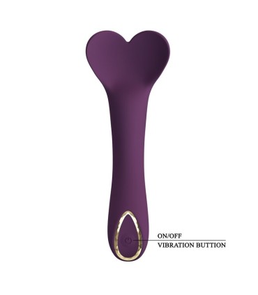 PRETTY LOVE KENYELL RECHARGEABLE VIBRATOR 10 FUNCTIONS PURPLE