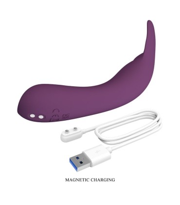PRETTY LOVE KENYELL RECHARGEABLE VIBRATOR 10 FUNCTIONS PURPLE