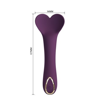 PRETTY LOVE KENYELL RECHARGEABLE VIBRATOR 10 FUNCTIONS PURPLE