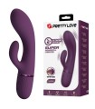 PRETTY LOVE - MARGIE RECHARGEABLE RABBIT VIBRATOR 10 FUNCTIONS PURPLE