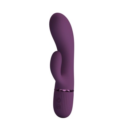 PRETTY LOVE MARGIE RECHARGEABLE RABBIT VIBRATOR 10 FUNCTIONS PURPLE