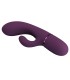 PRETTY LOVE MARGIE RECHARGEABLE RABBIT VIBRATOR 10 FUNCTIONS PURPLE