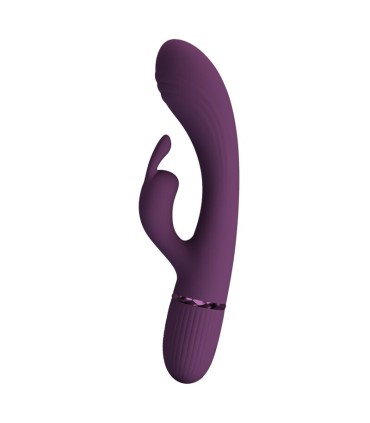 PRETTY LOVE ROCCO RECHARGEABLE RABBIT VIBRATOR 10 FUNCTIONS PURPLE