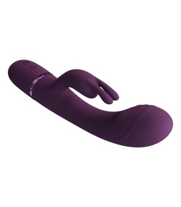 PRETTY LOVE ROCCO RECHARGEABLE RABBIT VIBRATOR 10 FUNCTIONS PURPLE