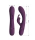 PRETTY LOVE ROCCO RECHARGEABLE RABBIT VIBRATOR 10 FUNCTIONS PURPLE