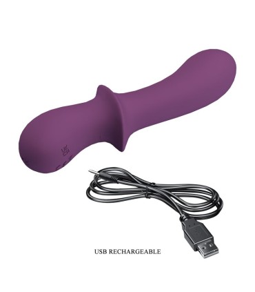 PRETTY LOVE ABIGAIL RECHARGEABLE VIBRATOR 10 FUNCTIONS PURPLE