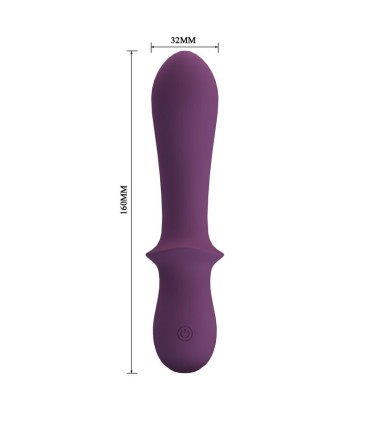 PRETTY LOVE ABIGAIL RECHARGEABLE VIBRATOR 10 FUNCTIONS PURPLE