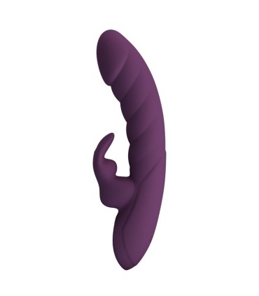PRETTY LOVE HARPER RECHARGEABLE RABBIT VIBRATOR 10 FUNCTIONS PURPLE