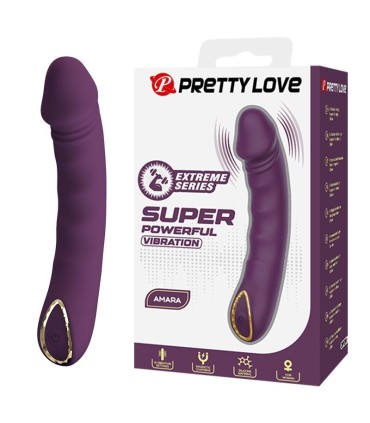 PRETTY LOVE AMARA RECHARGEABLE VIBRATOR 10 FUNCTIONS PURPLE