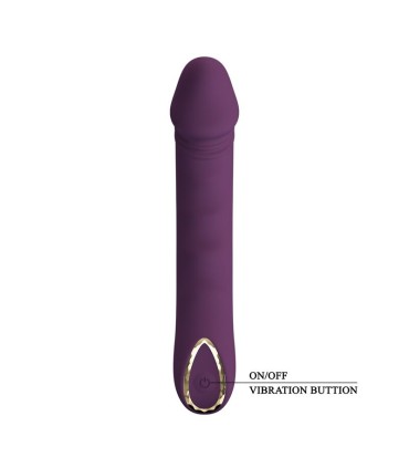 PRETTY LOVE AMARA RECHARGEABLE VIBRATOR 10 FUNCTIONS PURPLE