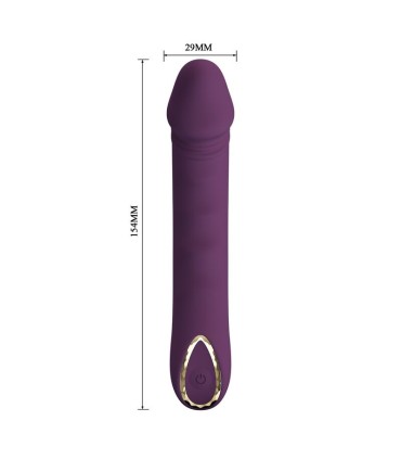 PRETTY LOVE AMARA RECHARGEABLE VIBRATOR 10 FUNCTIONS PURPLE
